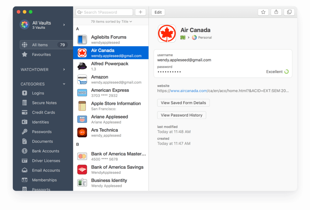 1password password manager